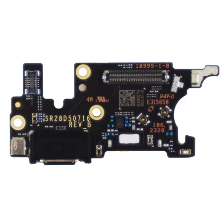 Board with USB-C charging connector, SIM card reader and microphone for Motorola Edge 30 Neo