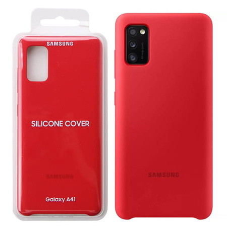 Samsung Galaxy A41 Silicone Cover case EF-PA415TREGEU - red