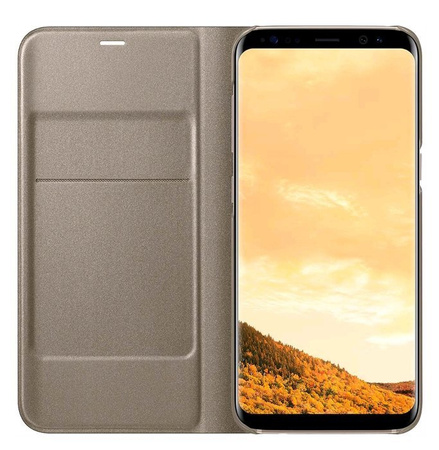 Samsung Galaxy S8 LED View Cover case EF-NG950PFEGWW - gold