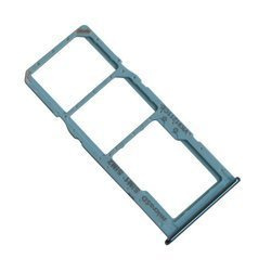 Samsung Galaxy A51 szufladka kart SIM i karty pamięci micro-SD - niebieska