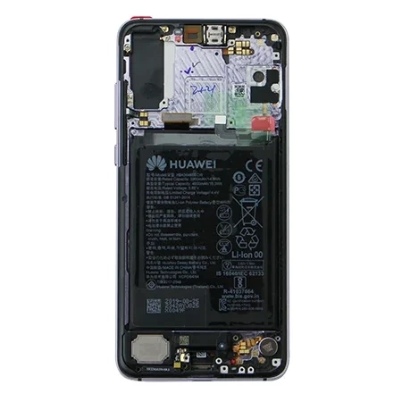 LCD display with frame for Huawei P20 Pro - purple (Twilight)