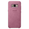 Etui na telefon Samsung Galaxy S8 Plus Alcantara - różowe