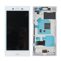 Sony Xperia X Compact wyświetlacz LCD z ramką i głośnikiem - biały