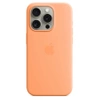 Apple iPhone 15 Pro Silicone Case MagSafe - Orange (Orange Sorbet)