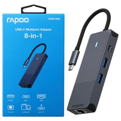 Adapter 8w1 Rapoo USB-C Multiport Adapter