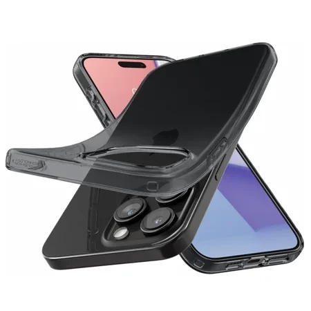 Spigen Crystal Flex silicone case for Apple iPhone 15 Pro Max - smoked 