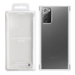 Samsung Galaxy Note 20 case Clear Protective Cover EF-GN980CWEGWW - transparent with white border