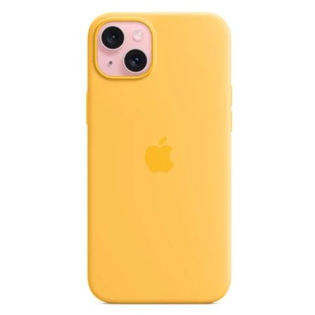Apple iPhone 15 Plus Silicone Case MagSafe - Radiant Yellow (Sunshine)