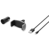 Car kit with holder, charger and Lightning cable Belkin Travel Kit - black