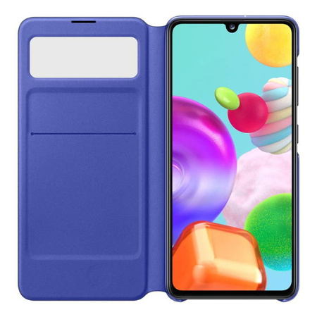 Etui na telefon Samsung Galaxy A41 Smart S View Wallet Cover - czarne