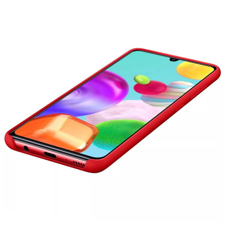 Samsung Galaxy A41 Silicone Cover case EF-PA415TREGEU - red