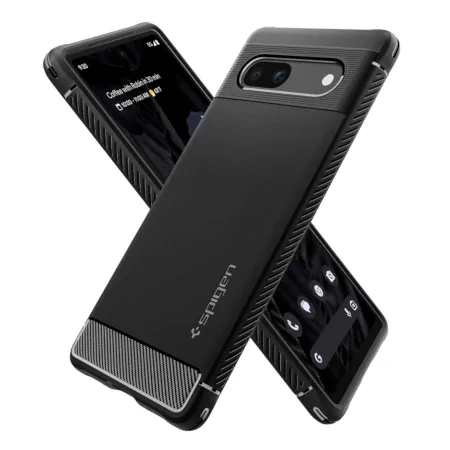 Spigen Rugged Armor case for Google Pixel 7a - black