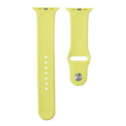 Apple Watch 1/ 2/ 3/ 4/ 5/ 6/ 7 Series 42/ 44/ 45 mm Silicone Sport strap M/L MRGX2AM/A - Lemonade (Lemonade)