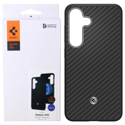 Spigen Enzo Aramid phone case for Samsung Galaxy S25 - black
