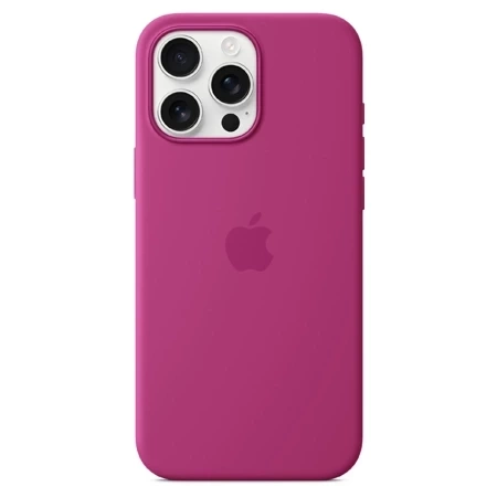 Apple iPhone 16 Pro Max Silicone Case MagSafe - Fuchsia (Fuchsia)