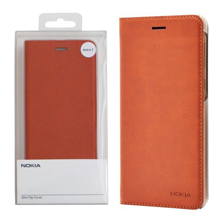 Nokia 2 Slim Flip Cover Case CP-304 - copper