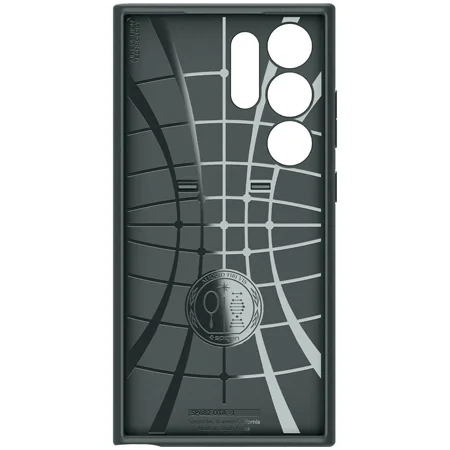 Samsung Galaxy S24 Ultra Spigen Optik Armor phone case - green (Abyss Green)
