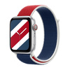 Apple Watch 38/ 40/ 41mm Nike Sport Loop Strap - Red/Blue (Great Britain)