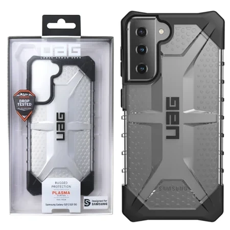 Samsung Galaxy S21/ S21 5G UAG Plasma phone case - transparent with black frame