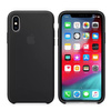 Silikonowe etui Apple iPhone XS Silicone Case - czarne [OUTLET]