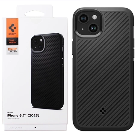 Case for Apple iPhone 15 Plus Spigen Core Armor - black