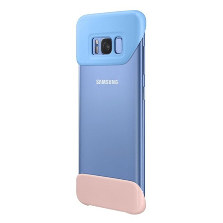 Samsung Galaxy S8 2Piece Cover phone case - blue and peach