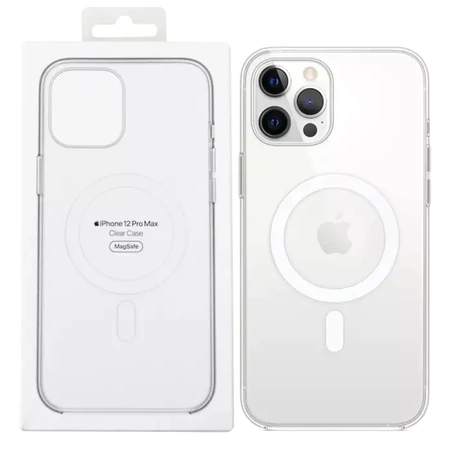 Etui Apple Clear Case MagSafe do iPhone 12 Pro Max - transparentne