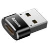 USB-C to USB-A Baseus 3A adapter - black