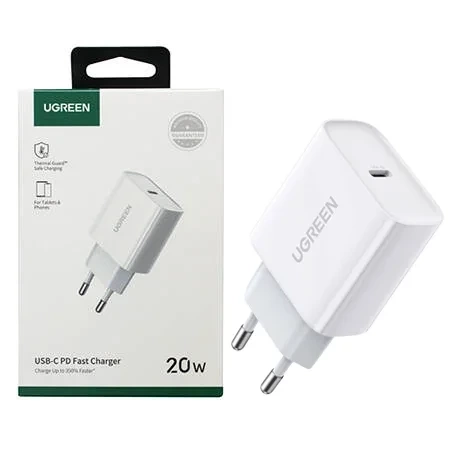 Ugreen 20W USB-C network charger - white