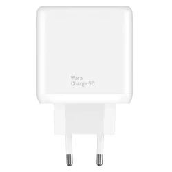 OnePlus Warp Charge 65W mains charger - white