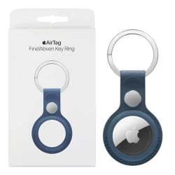 Apple AirTag FineWoven Key Ring - blue (Pacific Blue)