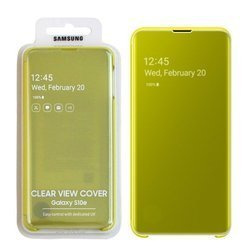 Samsung Galaxy S10e case Clear View Cover EF-ZG970CYEGWW - yellow