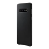 Samsung Galaxy S10 Leather Cover phone case - black [OUTLET]