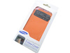 Samsung Galaxy S4 S-View Cover phone case - orange