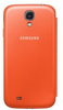 Samsung Galaxy S4 S-View Cover phone case - orange