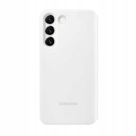 Samsung Galaxy S22 Smart Clear View Cover case EF-ZS901CWEGWW - white