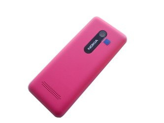 Nokia 206 battery flap - pink