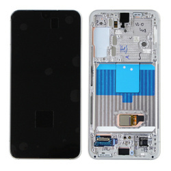 Wyświetlacz LCD do Samsung Galaxy S22 oryginalny - biały (Phantom White)