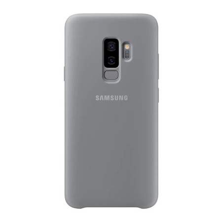 Silicone case for Samsung Galaxy S9 Plus phone - gray