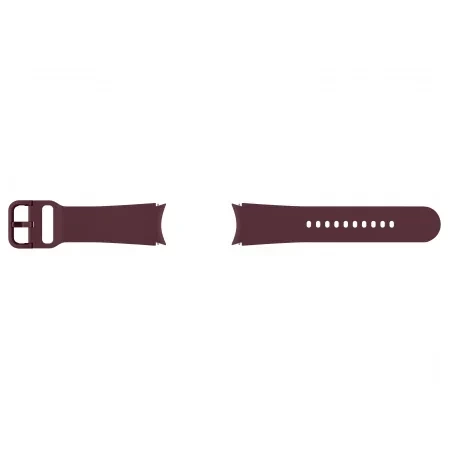 Silicone strap for Samsung Galaxy Watch 4/ 4 Classic/ 5/ 5 Pro/ 6/ 6 Classic Sport Band 20 mm S/M - Burgundy (Burgundy)