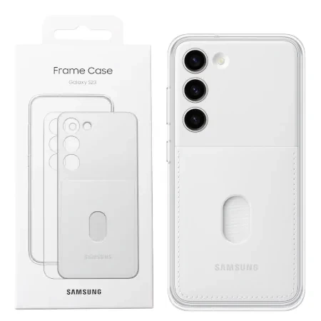 Samsung Galaxy S23 Frame Case - white 