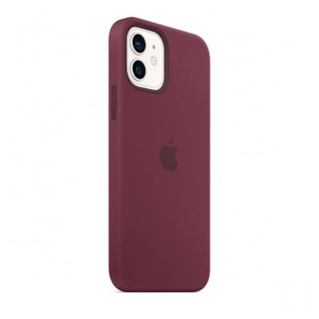 Apple iPhone 12 mini etui Silicone Case MagSafe MHKQ3ZM/A - fioletowe (Plum)