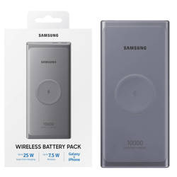 Samsung powerbank with inductive charging EB-U3300XJEGEU 10000 mAh - gray