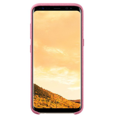 Samsung Galaxy S8 Alcantara phone case - pink