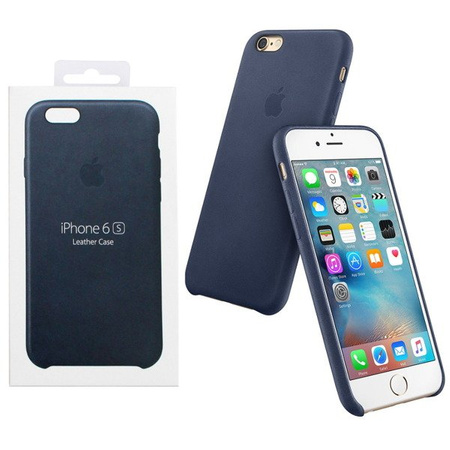 Apple iPhone 6/ 6s Leather Case MKXU2FE/A - Navy Blue (Midnight Blue)