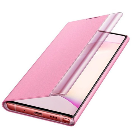 Samsung Galaxy Note 10 etui Clear View Cover EF-ZN970CPEGWW - rożowe