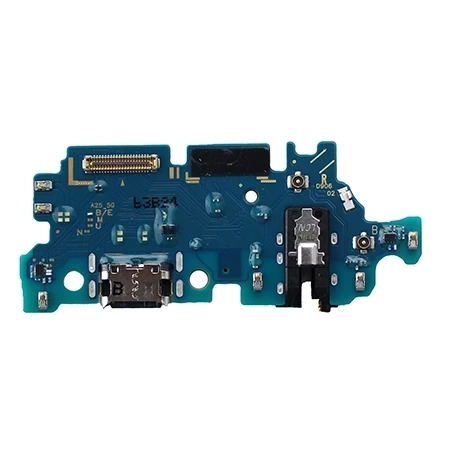 USB-C charging connector board + headphone connector + microphone for Samsung Galaxy A25 5G