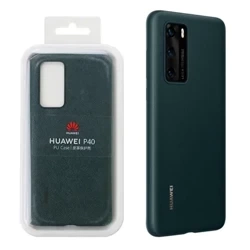 Huawei P40 plastikowe etui PU Case 51993711 - ciemnozielone (Ink Green)