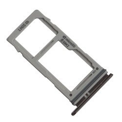 Samsung Galaxy S10 Plus SIM card and micro-SD memory card drawer - black