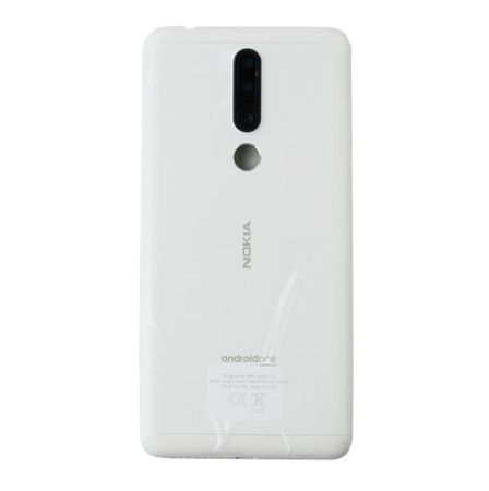 Nokia 3.1 Plus Dual SIM battery flap - white